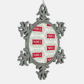 nevel tin sneeuwvlok ornament (Links)