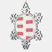 nevel tin sneeuwvlok ornament (Rechts)