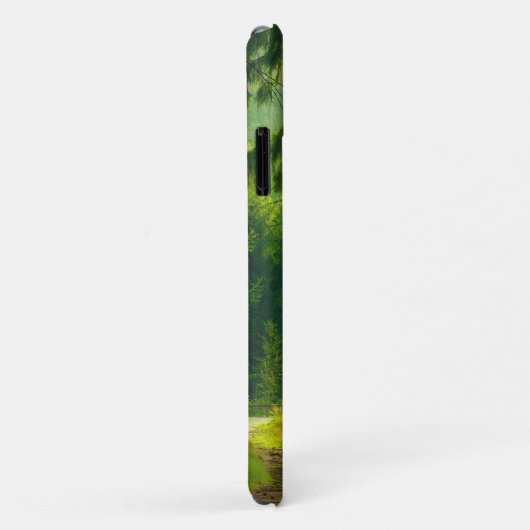 nevel van bomen met een magisch groen bospad Case-Mate iPhone case (Achterkant/rechts)