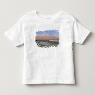 Nevel van de Little Missouri rivier hangt in de Kinder Shirts