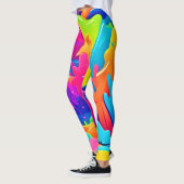 Nevel van Kleuren Leggings (Links)
