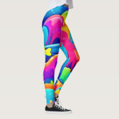 Nevel van Kleuren Leggings (Rechts)