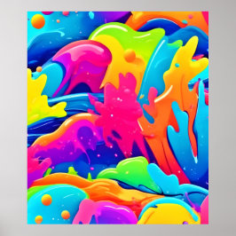 Nevel van Kleuren Poster