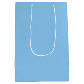 Nevelblauwe kleur, geschenkzak medium cadeauzakje (Achterkant)