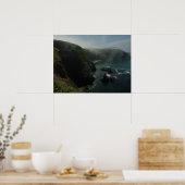 Nevelig Anacapa-eiland bij Channel Islands Poster (Keuken)