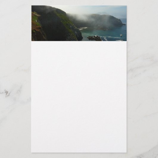 Nevelig Anacapa-eiland in Channel Islands Briefpapier (Voorkant)