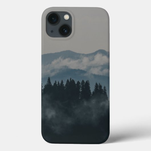 Nevelig berglandschap iPhone 13 hoesje. Case-Mate iPhone Case (Achterkant)
