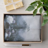 Nevelig Blauwe Kasteel Decoupage Tissuepapier (Geschenk)