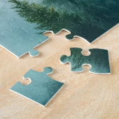 Nevelig bos legpuzzel (Zijkant)