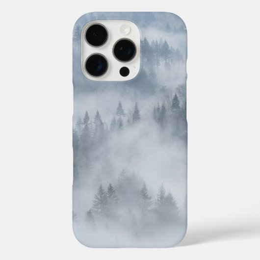 Nevelig bosdal Case-Mate iPhone case (Achterkant)