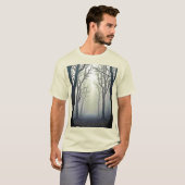 Nevelig Bospad: Griezellige Schoonheid T-shirt (Voorkant volledig)