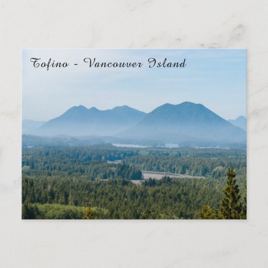 Nevelig dal in Tofino - Brits-Columbia, Canada Briefkaart (Voorkant)
