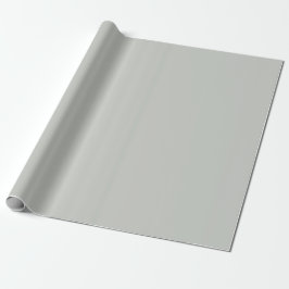 Nevelig grijs-groene effen kleur cadeaupapier