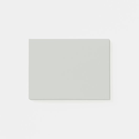 Nevelig grijs groene effen kleur post-it® notes (Voorkant)