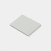 Nevelig grijs groene effen kleur post-it® notes (Schuin)