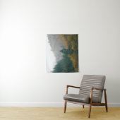 Nevelig herfstbos met lagen die in de mist verdwij wandkleed (In situ)