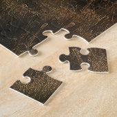 Nevelig landelijk boerderijtafereel legpuzzel (Zijkant)