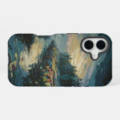 Nevelig Landschap Kunst iPhone 16 Hoesje (Achterkant horizontaal)