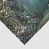 Nevelig Smaragd Betoverd Bos Pad Decoupage Tissuepapier (Detail)