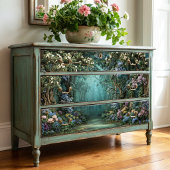 Nevelig Smaragd Betoverd Bos Pad Decoupage Tissuepapier