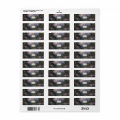Nevelig Sprookjeskasteel Bergdal Etiket (Full Sheet)