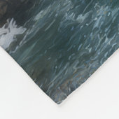 Nevelig Waterval Landschap Fleece Deken (Hoek)