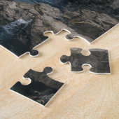 Nevelig Watervallandschap Legpuzzel (Zijkant)