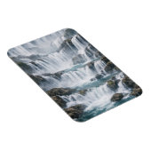 Nevelig Watervallandschap Magneet (Rechterzijde)