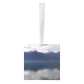 Nevelige Alaskische Zee in tinten blauw Decoratie (Rechts)