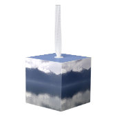 Nevelige Alaskische Zee in tinten blauw Decoratie (Achter hoekig)