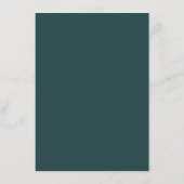 Nevelige Berg Bruiloft Menu (Achterkant)