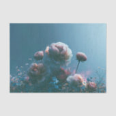 Nevelige Blush Pioenweide Decoupage Tissuepapier (Voorkant)