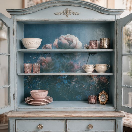 Nevelige Blush Pioenweide Decoupage Tissuepapier