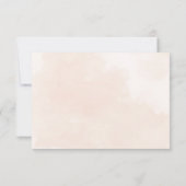 Nevelige boom RSVP kaartje (Achterkant)