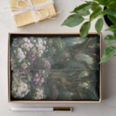 Nevelige Crème Roze Botanische Pad Decoupage Tissuepapier (Geschenk)