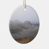 Nevelige Dag Foto Keramisch Ornament (Rechts)