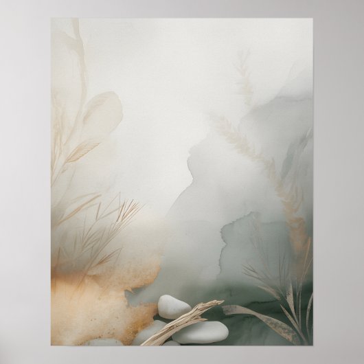 Nevelige Dag Poster (Voorkant)