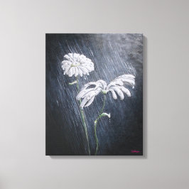 Nevelige Daisy Canvas Afdruk
