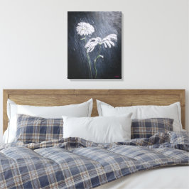 Nevelige Daisy Canvas Afdruk