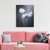 Nevelige Daisy Canvas Afdruk (Insitu (Woonkamer))