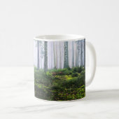 Nevelige Dawn Forest Foto Koffiemok (Voorkant rechts)