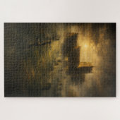 Nevelige Engelse Kerk Turner Stijl Legpuzzel (Horizontaal)
