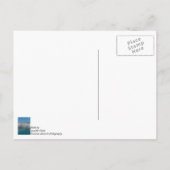 Nevelige fietssteiger briefkaart (Achterkant)