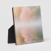 Nevelige Herfstmeer Sereniteit Fotoplaat (Voorkant)