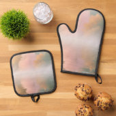 Nevelige Herfstmeer Sereniteit Ovenwant & Pannenlap Set (Top down)