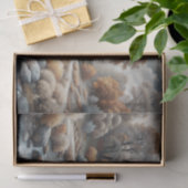 Nevelige Herfstrivier Gloed Decoupage Tissuepapier (Geschenk)