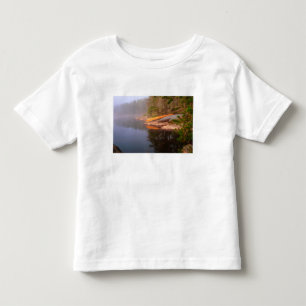 Nevelige kano-camping, Kawnipi-meer, Kinder Shirts
