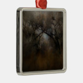 Nevelige katoenbomen metalen ornament (Rechts)
