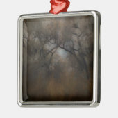 Nevelige katoenbomen metalen ornament (Links)