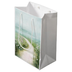 Nevelige landweg bospad landschap (3) medium cadeauzakje